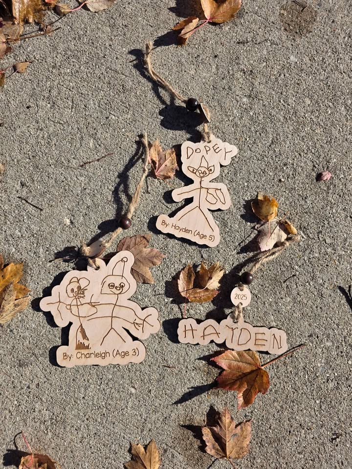Custom Doodle Ornament